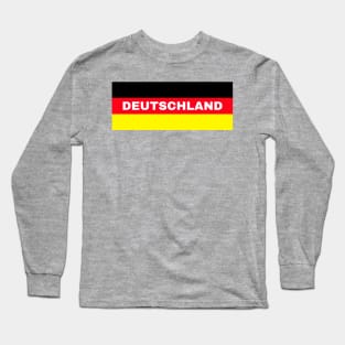 Deutschland in German Flag Long Sleeve T-Shirt